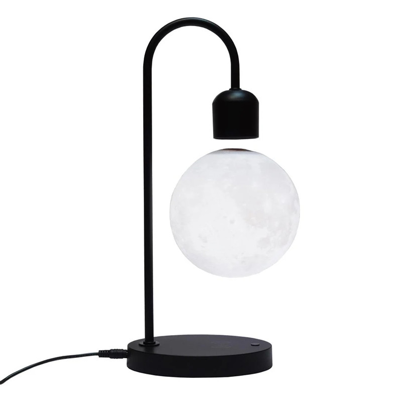 Floating Moon Lamp - Black - إضاءة